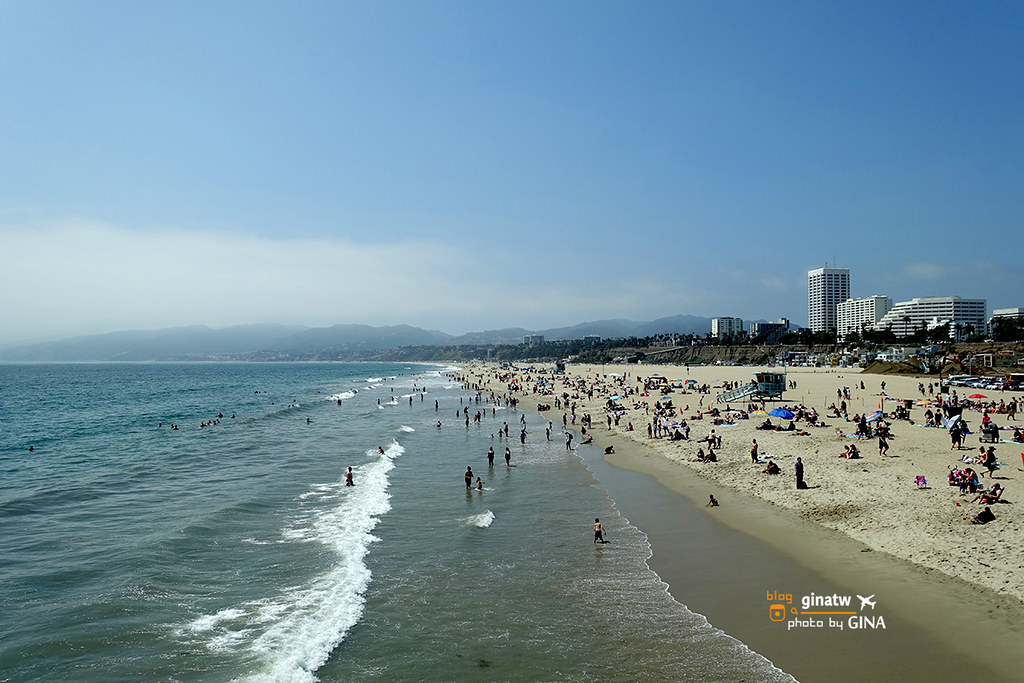 【2024洛杉磯必去景點】聖塔莫尼卡Santa Monica｜太平洋公園  Santa Monica Pier / Pacific Park｜加州陽光沙灘、碼頭 @GINA環球旅行生活