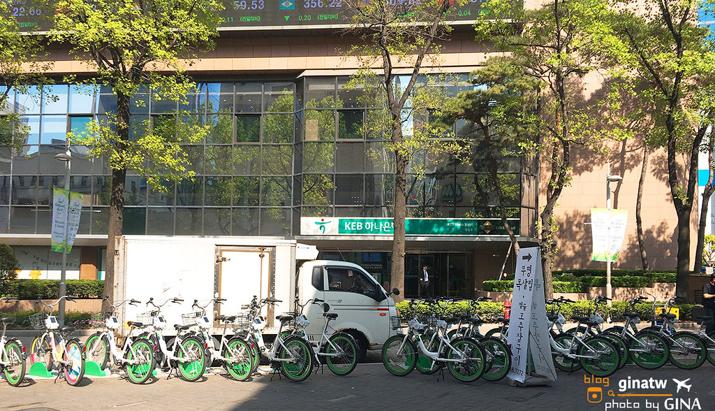 【2024韓國腳踏車租借】首爾共享單車教學｜首爾租腳踏車Bike Seoul @GINA環球旅行生活