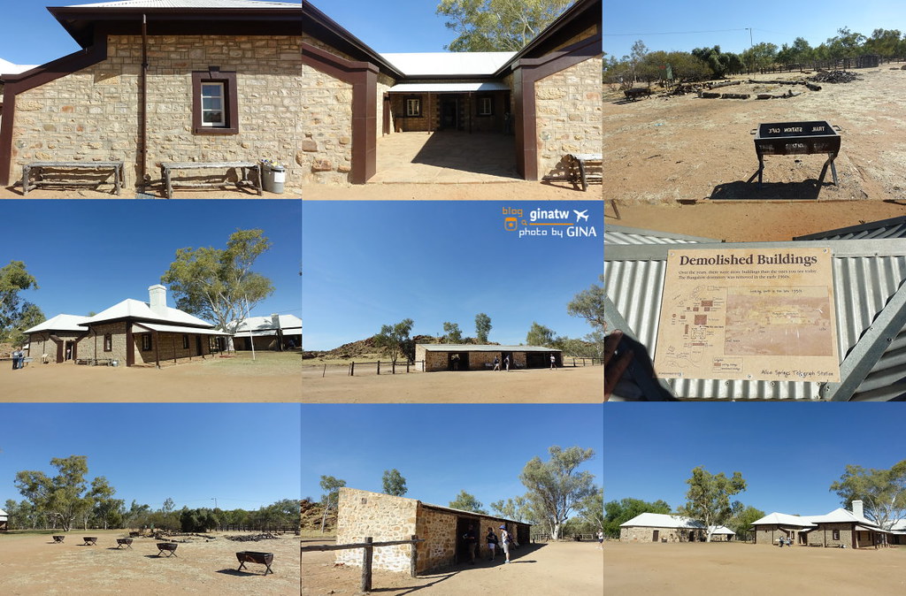 【2024愛麗斯泉景點】澳洲北領地｜電報站歷史保護區（Alice Springs Telegraph Station Historical Reserve） @GINA環球旅行生活