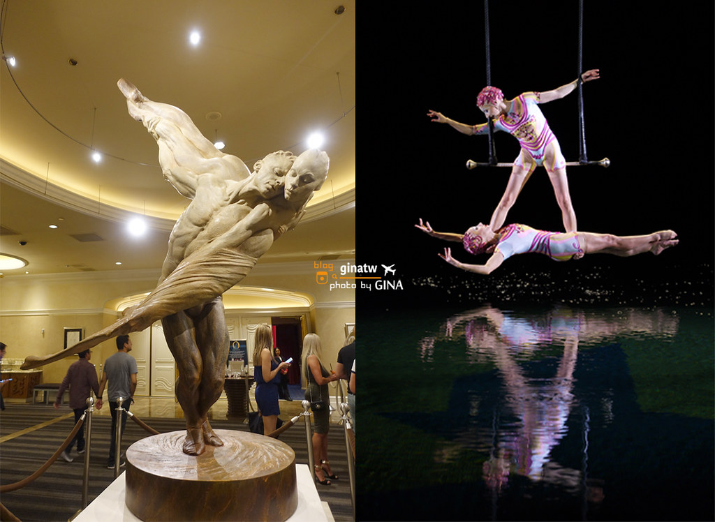 【2024拉斯維加斯表演秀】太陽馬戲團 O秀Show by Cirque du Soleil｜百樂宮飯店 Bellagio Hotel and Casino @GINA環球旅行生活