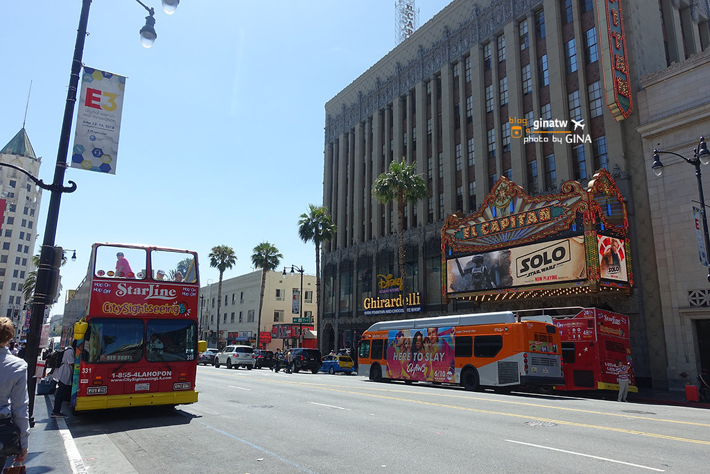 【2024洛杉磯景點】LA好萊塢星光大道（Hollywood Walk of Fame） 觀光雙層巴士介紹 @GINA環球旅行生活