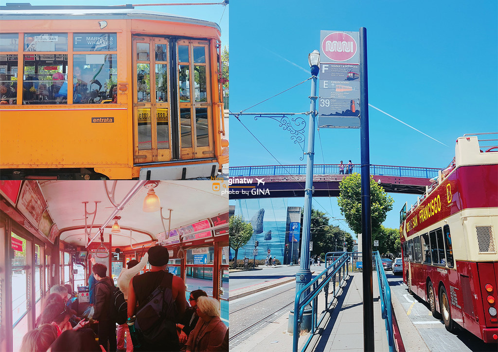 【2024舊金山交通】美國玩什麼？漁人碼頭、電鐵公車系統搭乘、市區租借腳踏車教學 @GINA環球旅行生活