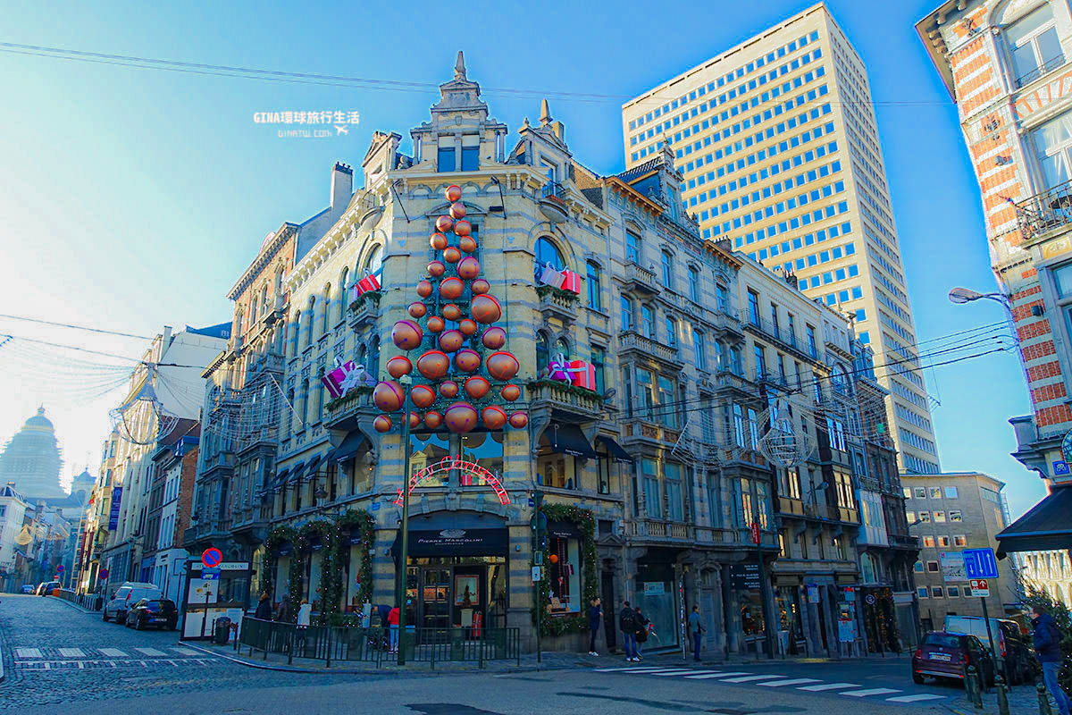 【2022比利時旅遊景點】布魯塞爾二日遊（上）－聖誕節空城的比利時｜家樂福、GALLER巧克力 @GINA環球旅行生活