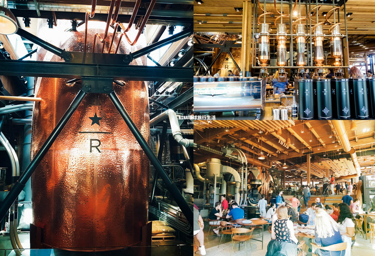 【2021西雅圖景點】星巴克全球第一家典藏咖啡專賣店｜Starbucks Reserve Roastery and Tasting Room @GINA環球旅行生活