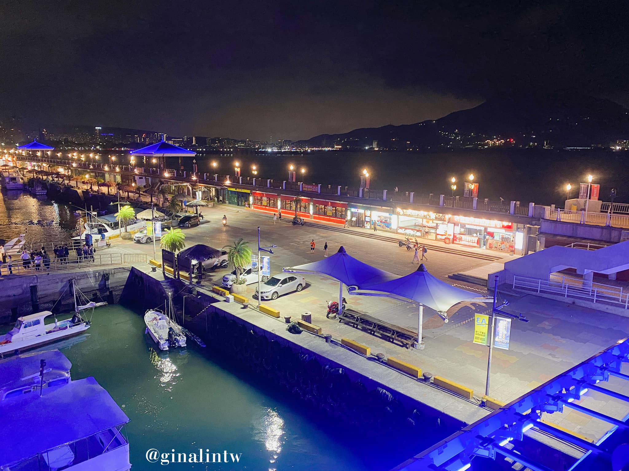 【2023淡水漁人碼頭】情人橋、河岸超美夜景、街頭演唱 @GINA環球旅行生活
