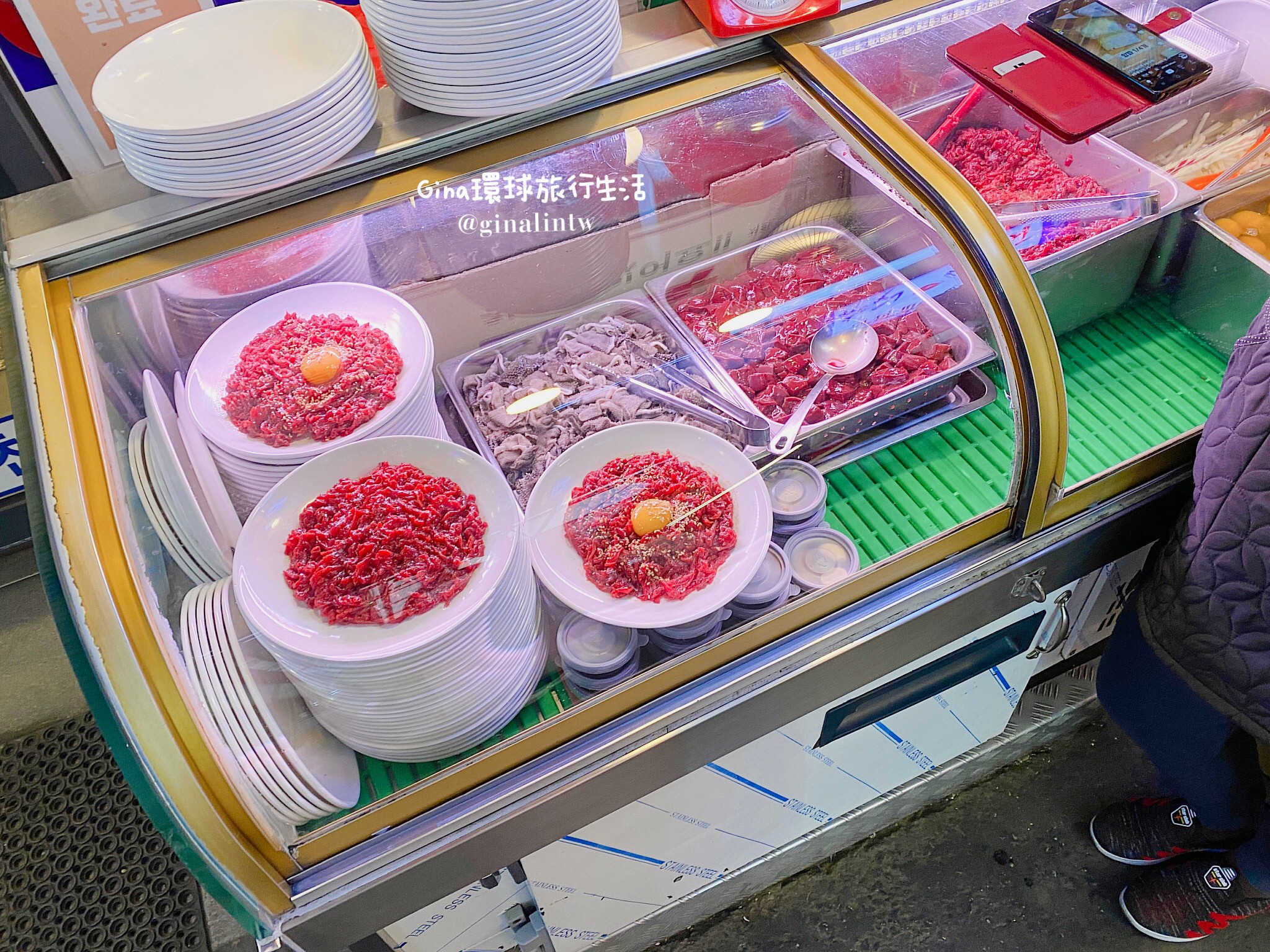 【富村生拌牛肉】2024廣藏市場米其林生牛肉-附圖文中韓菜單 @GINA環球旅行生活