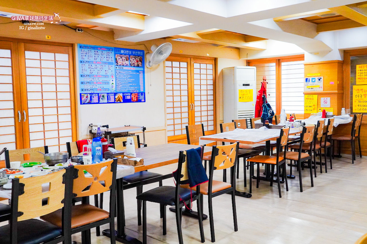 【釜山美食2023】札嘎其市場必吃！釜山 Hoetjip 生魚餐廳-海鮮豪華套餐 @GINA環球旅行生活