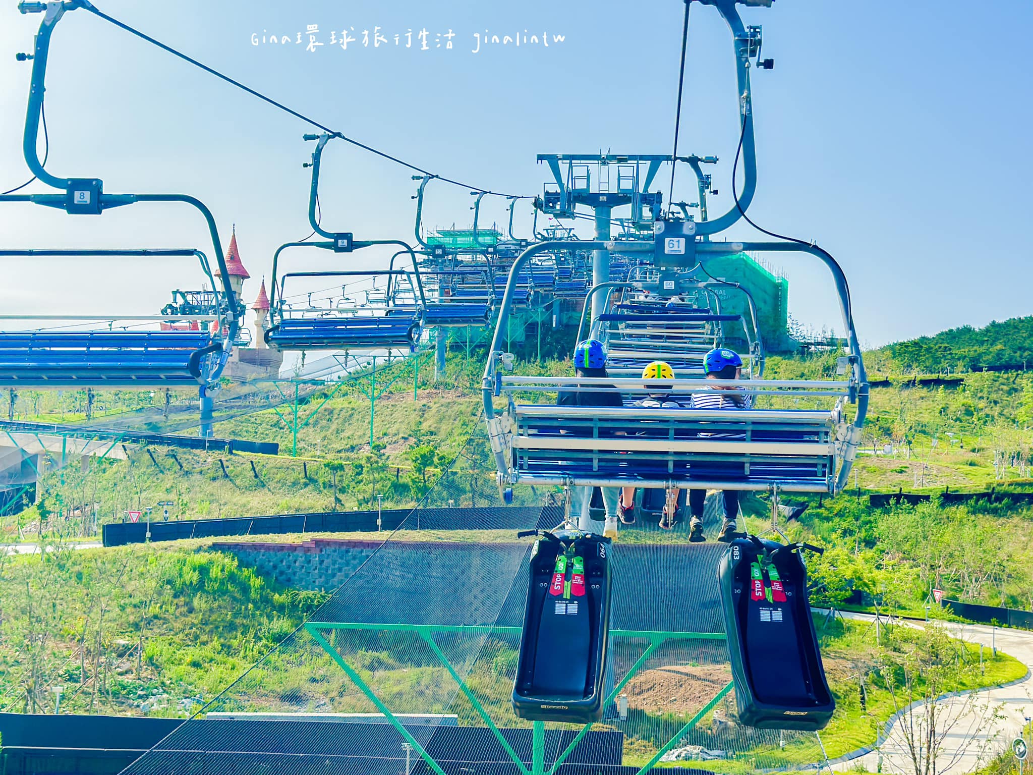 【2023釜山景點】韓國釜山斜坡滑車 Skyline Luge 스카이라인루지 釜山最新必玩！ @GINA環球旅行生活