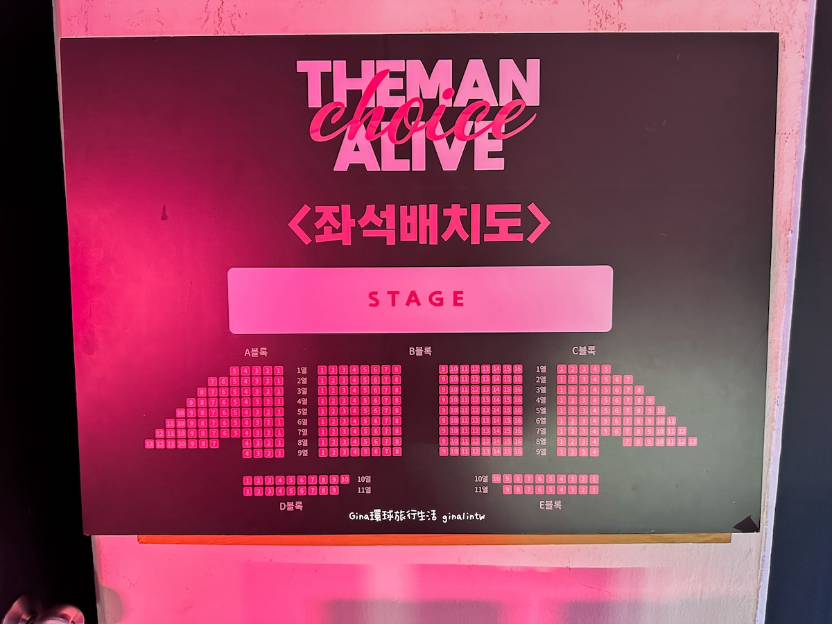 【2024韓國猛男秀】全新猛男秀The Man Alive Choice 首爾猛男音樂劇 19+女性限定 @GINA環球旅行生活