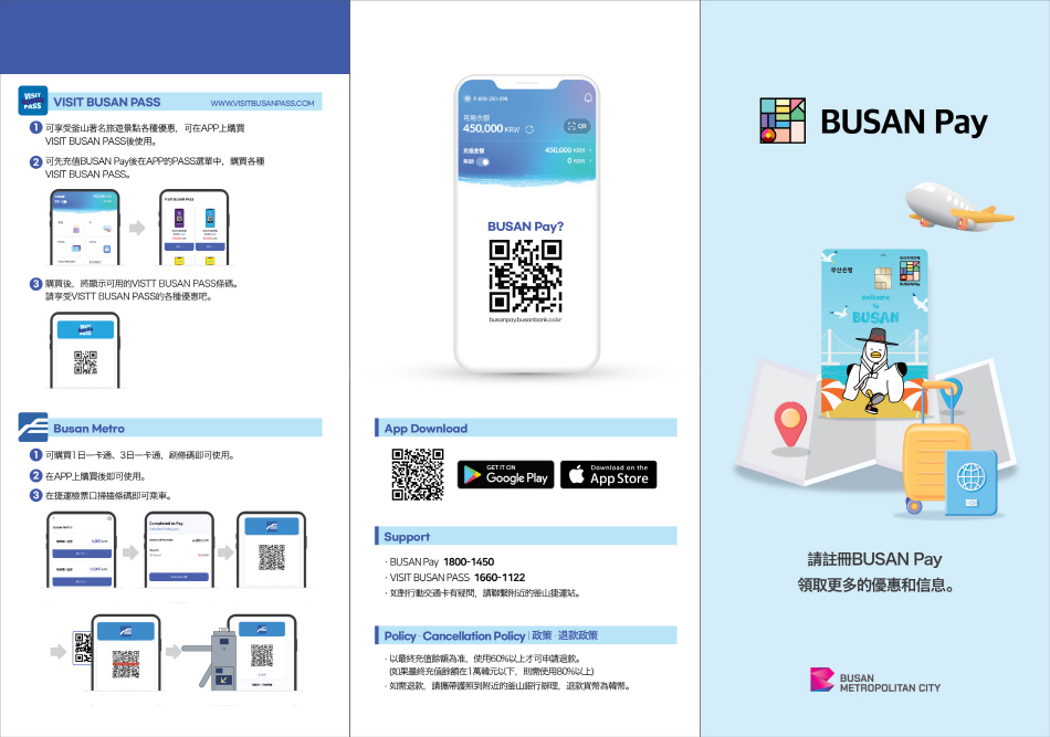 釜山PAY行動支付介紹｜BUSAN Pay APP結合電子支付功能、釜山PASS及BUSAN Pay實體交通卡購買、釜山旅遊資訊 @GINA環球旅行生活