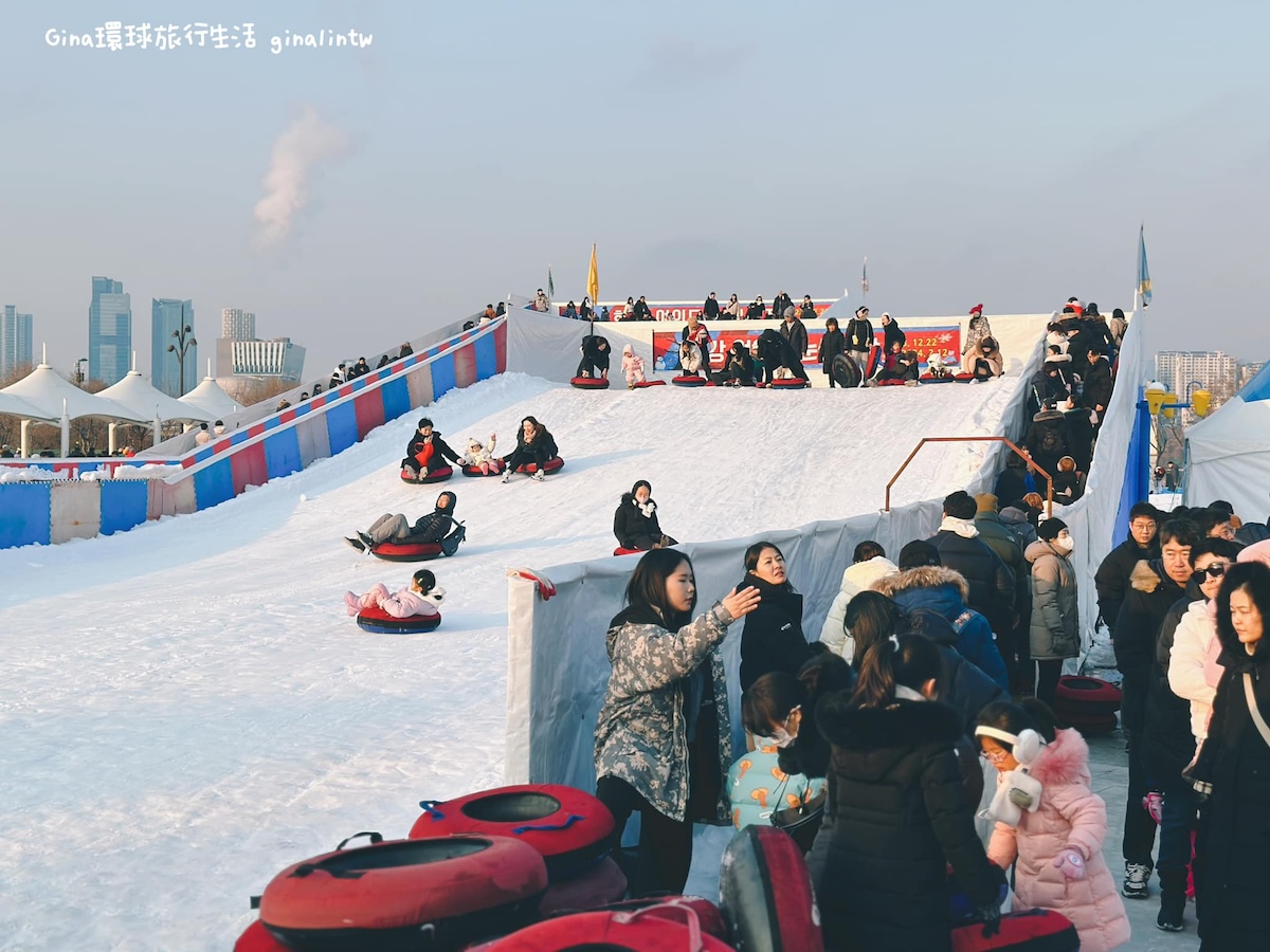 首爾冬天必玩2024｜汝矣島雪橇場 開放時間及門票票價｜首爾親子活動 @GINA環球旅行生活