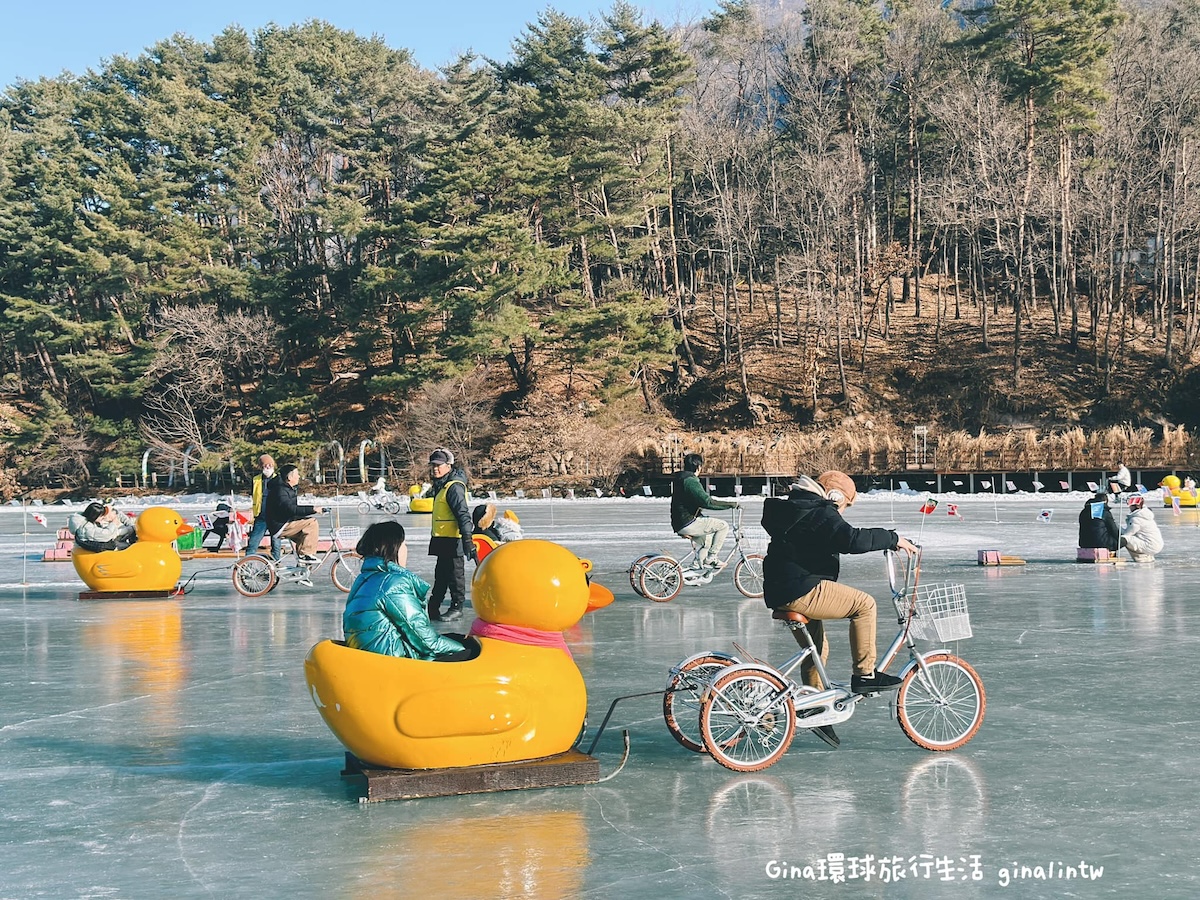 京畿道景點2024｜抱川山井湖水雪橇慶典 首爾近郊包車一日遊推薦 @GINA環球旅行生活