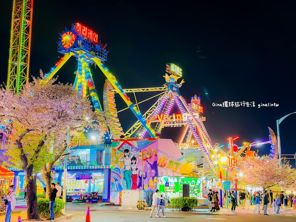 仁川賞櫻一日遊｜仁川櫻花景點、中國城唐人街雜醬麵、月尾島樂園 海鮮湯麵好好吃！ @GINA環球旅行生活