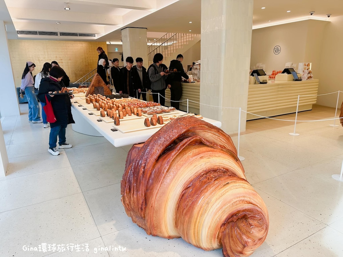 NUDAKE新沙洞2024｜超大可頌麵包店 The Croissant @GINA環球旅行生活