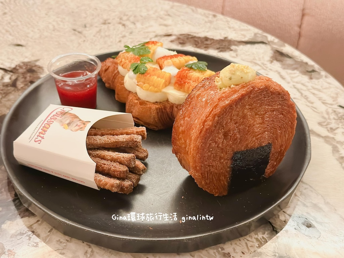 NUDAKE新沙洞2024｜超大可頌麵包店 The Croissant @GINA環球旅行生活