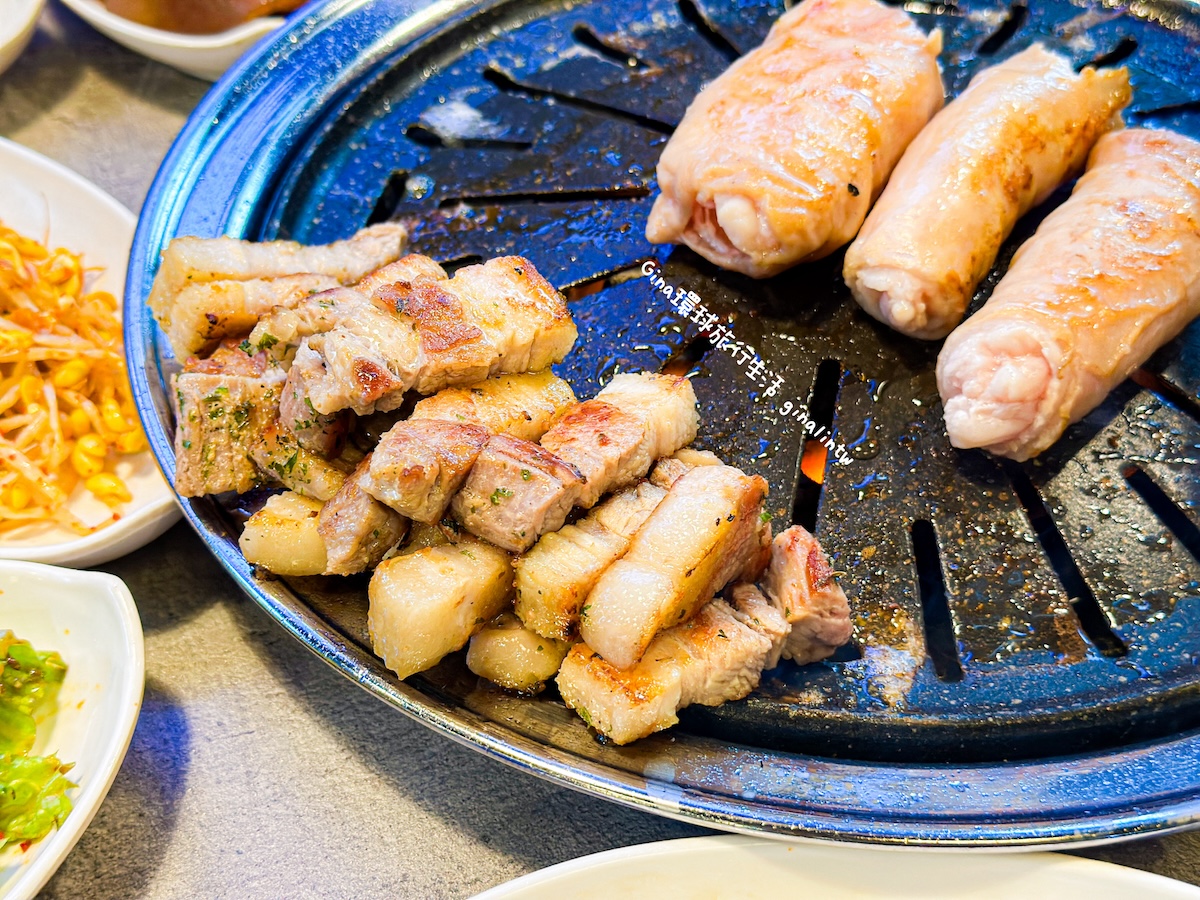 釜山宵夜吃烤肉｜南浦富平西萊海鷗烤肉 附中文套餐菜單 @GINA環球旅行生活