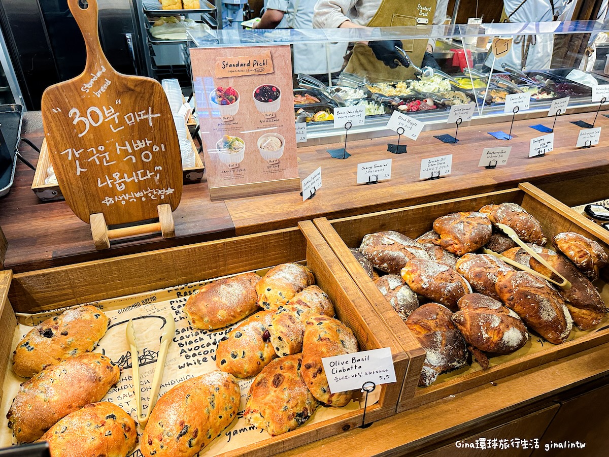 聖水咖啡廳2024｜超萌呆吐司店Standard Bread 首爾聖水洞最近很火麵包店 @GINA環球旅行生活