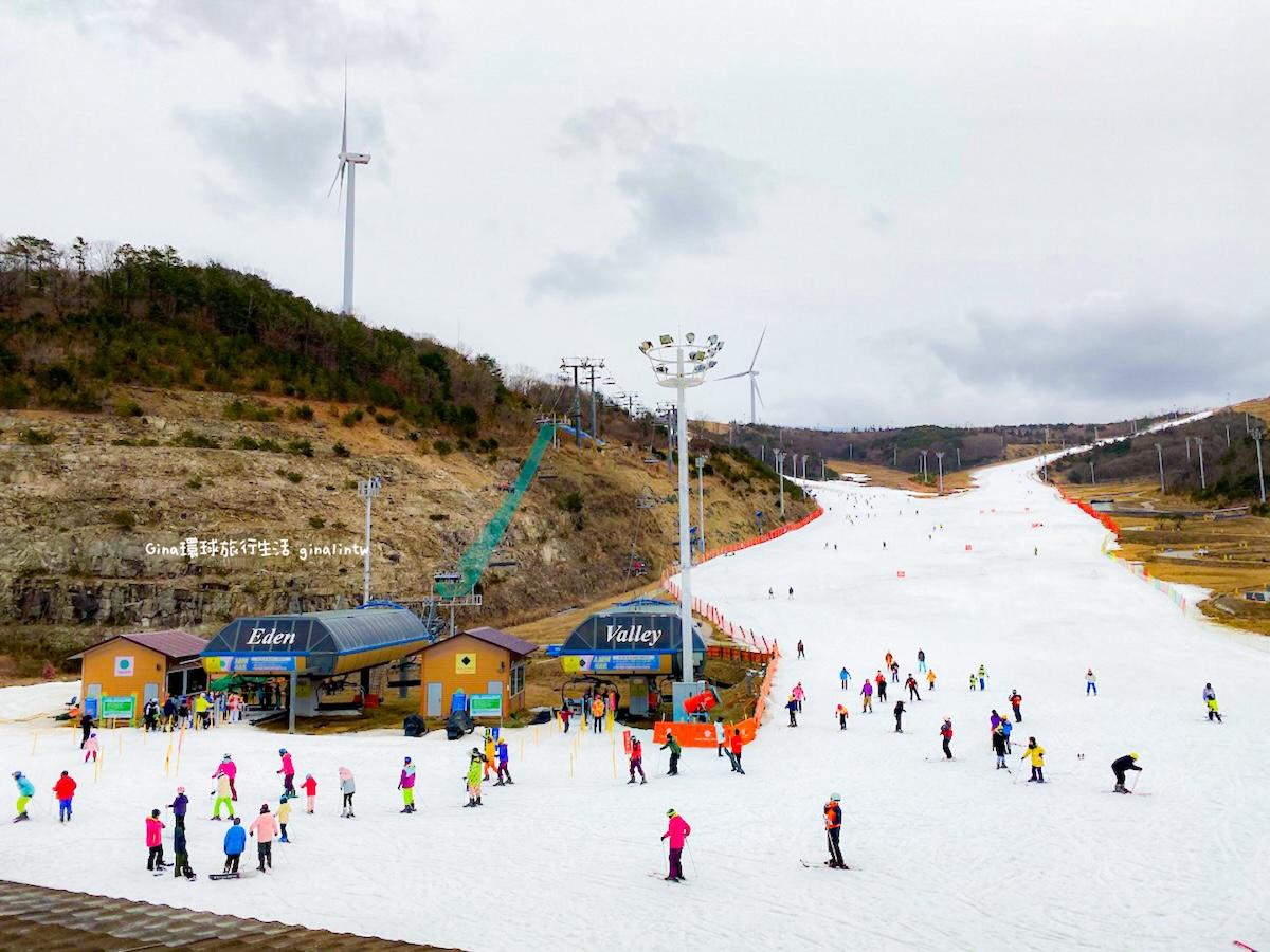 釜山滑雪2024｜釜山滑雪一日遊 伊甸園山谷度假村滑雪場 + 滑雪教學團優惠 @GINA環球旅行生活