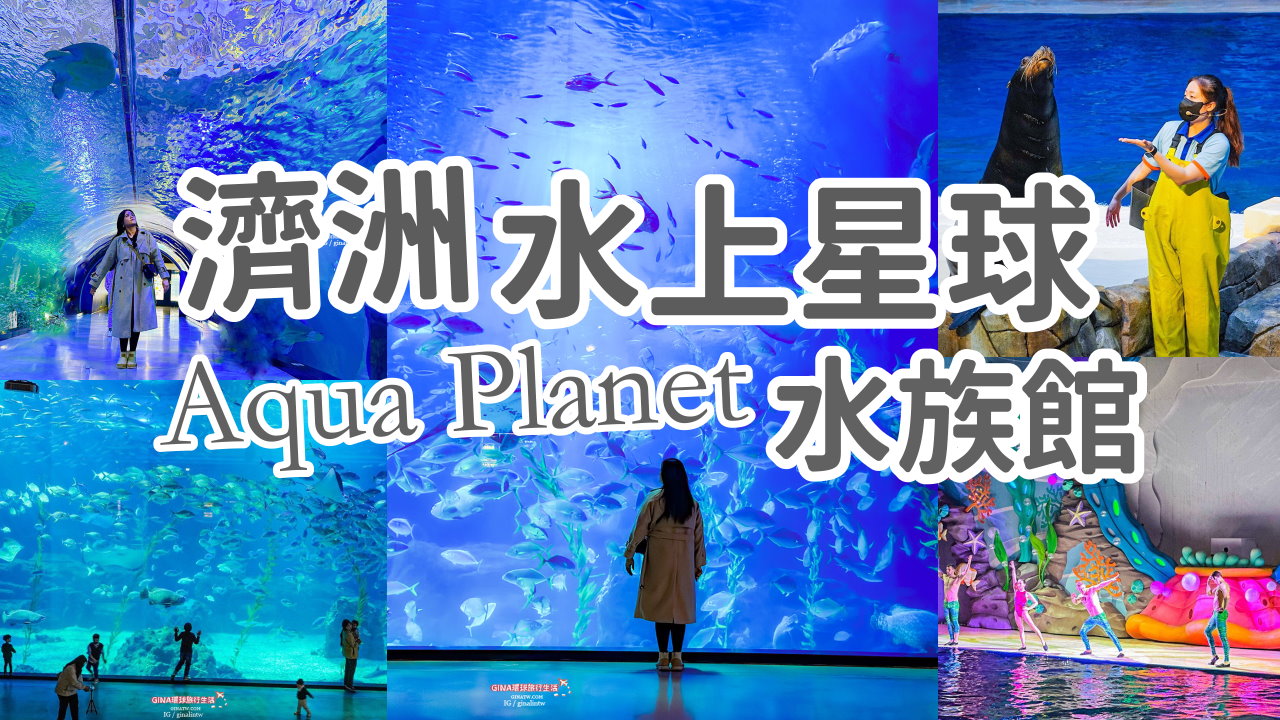 【濟州島水族館門票2025】濟州水上星球Aqua Planet線上購票優惠、表演秀時間表海洋劇場必看！寄放行李教學 @GINA環球旅行生活