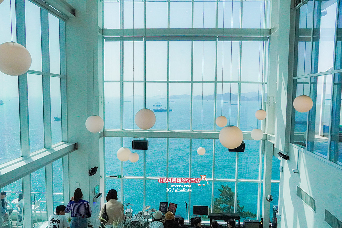 【釜山海景咖啡廳2025】 THRILL ON THE MUG影島咖啡廳菜單、太宗台高空滑索、交通方式 @GINA環球旅行生活