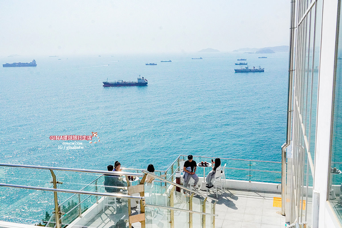 【釜山海景咖啡廳2025】 THRILL ON THE MUG影島咖啡廳菜單、太宗台高空滑索、交通方式 @GINA環球旅行生活