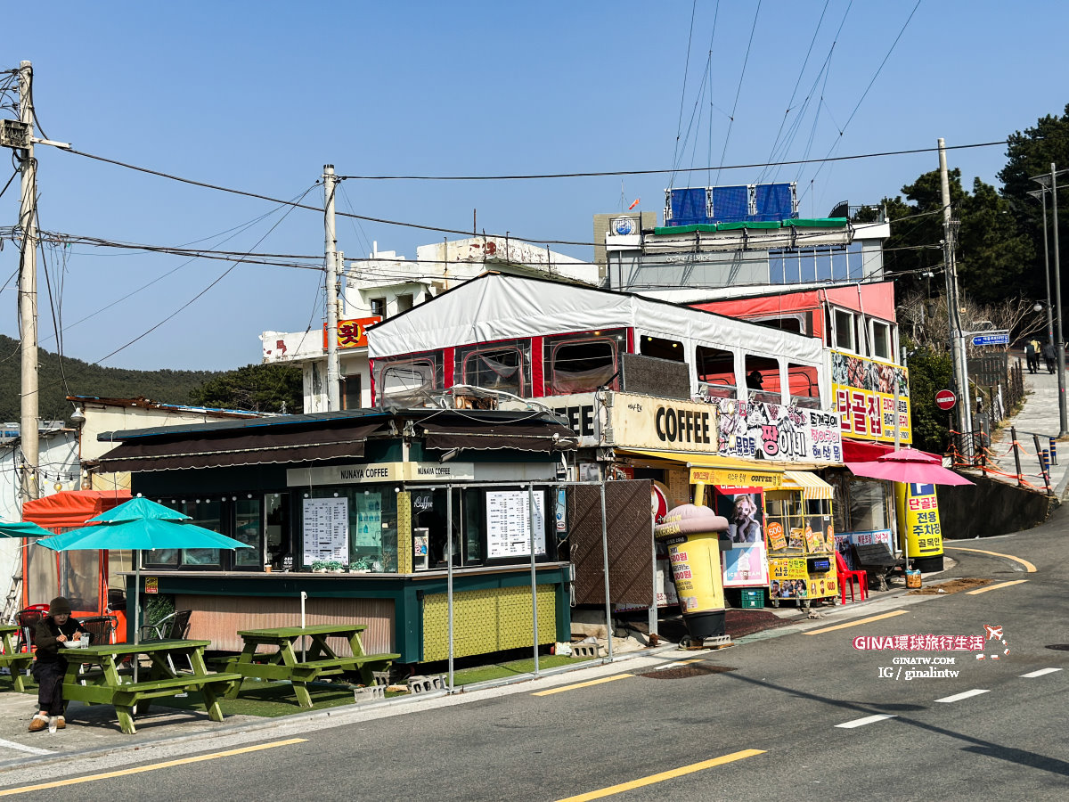 【釜山海景咖啡廳2025】 THRILL ON THE MUG影島咖啡廳菜單、太宗台高空滑索、交通方式 @GINA環球旅行生活