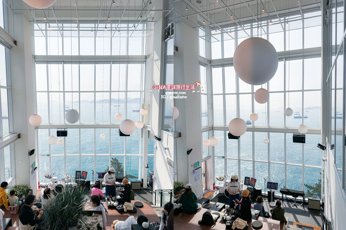 【釜山海景咖啡廳2025】 THRILL ON THE MUG影島咖啡廳菜單、太宗台高空滑索、交通方式 @GINA環球旅行生活