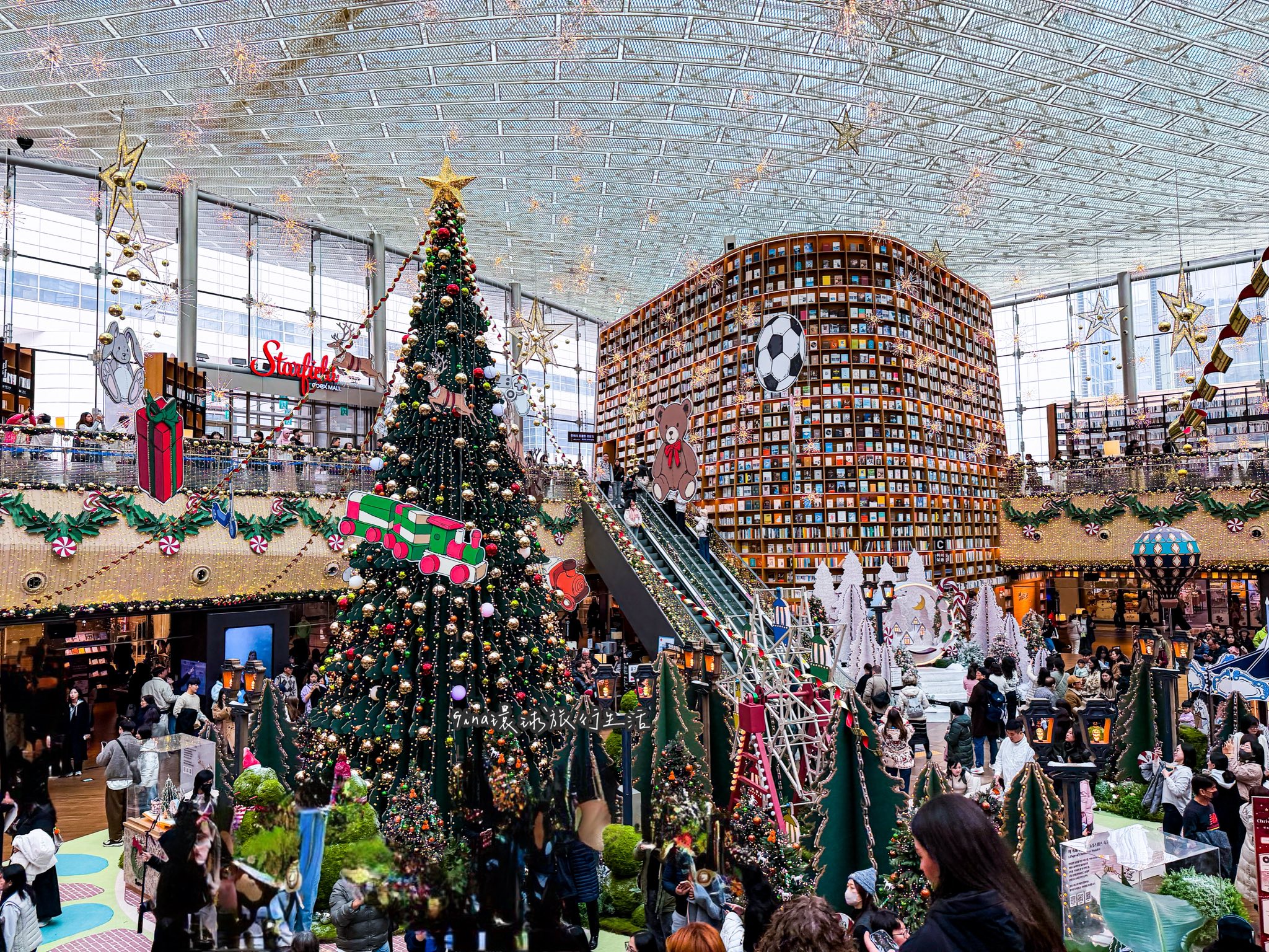 【首爾星空圖書館】首爾星空圖書館2025三成站COEX MALL星空圖書館地址、交通方式 @GINA環球旅行生活