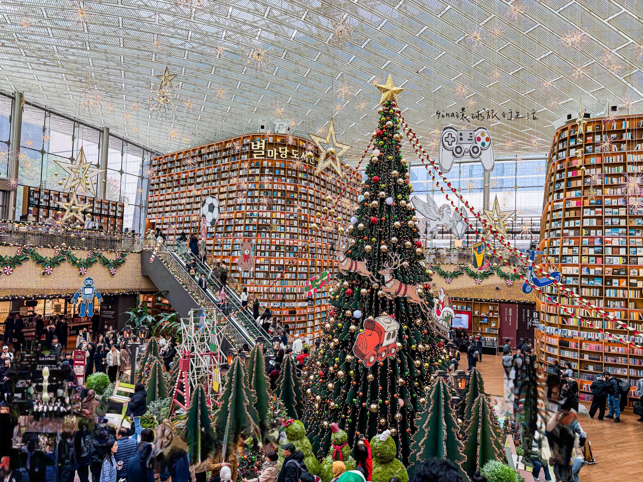 【首爾星空圖書館】首爾星空圖書館2025三成站COEX MALL星空圖書館地址、交通方式 @GINA環球旅行生活