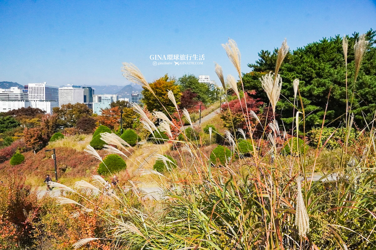 【首爾必去景點2025】南山首爾塔 白凡廣場公園 秋天超美！白凡廣場公園交通及地址 @GINA環球旅行生活