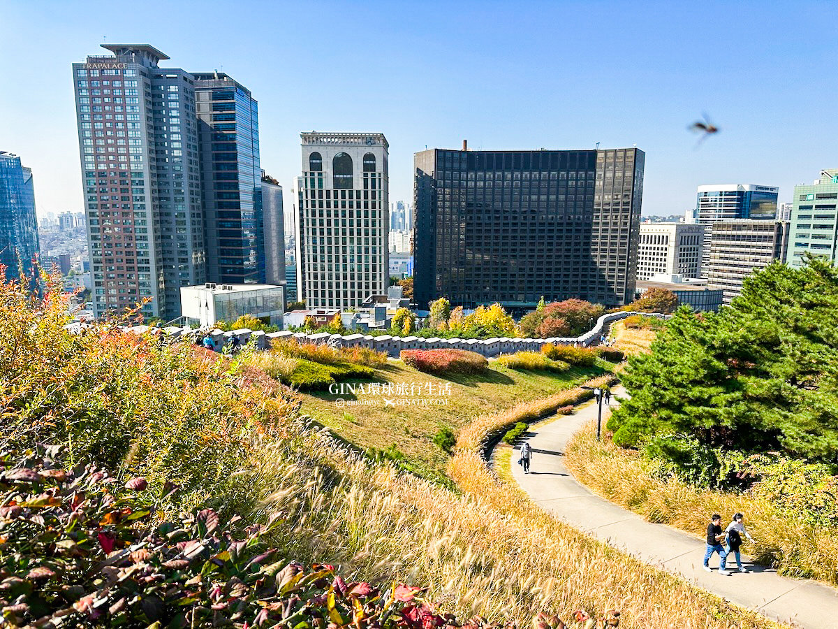 【首爾必去景點2025】南山首爾塔 白凡廣場公園 秋天超美！白凡廣場公園交通及地址 @GINA環球旅行生活