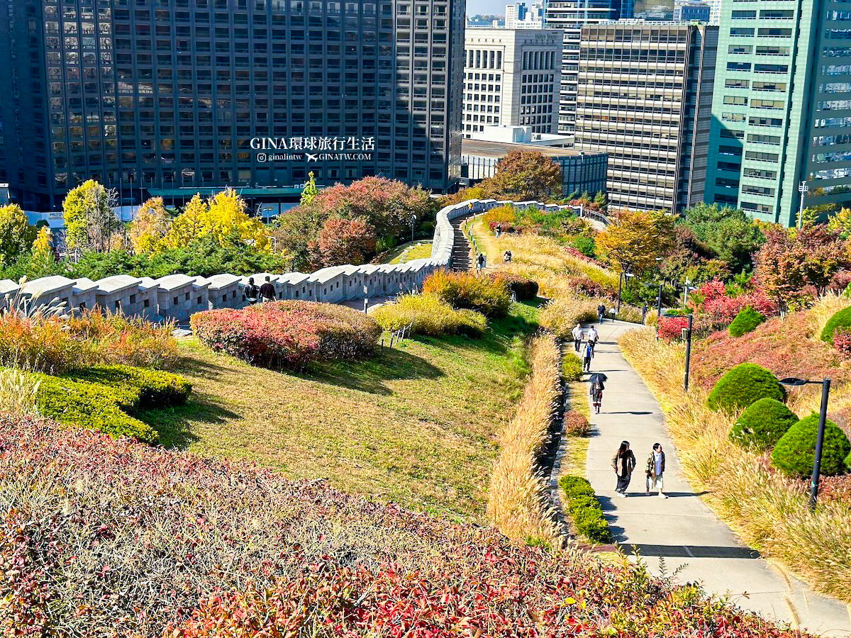 【首爾必去景點2025】南山首爾塔 白凡廣場公園 秋天超美！白凡廣場公園交通及地址 @GINA環球旅行生活
