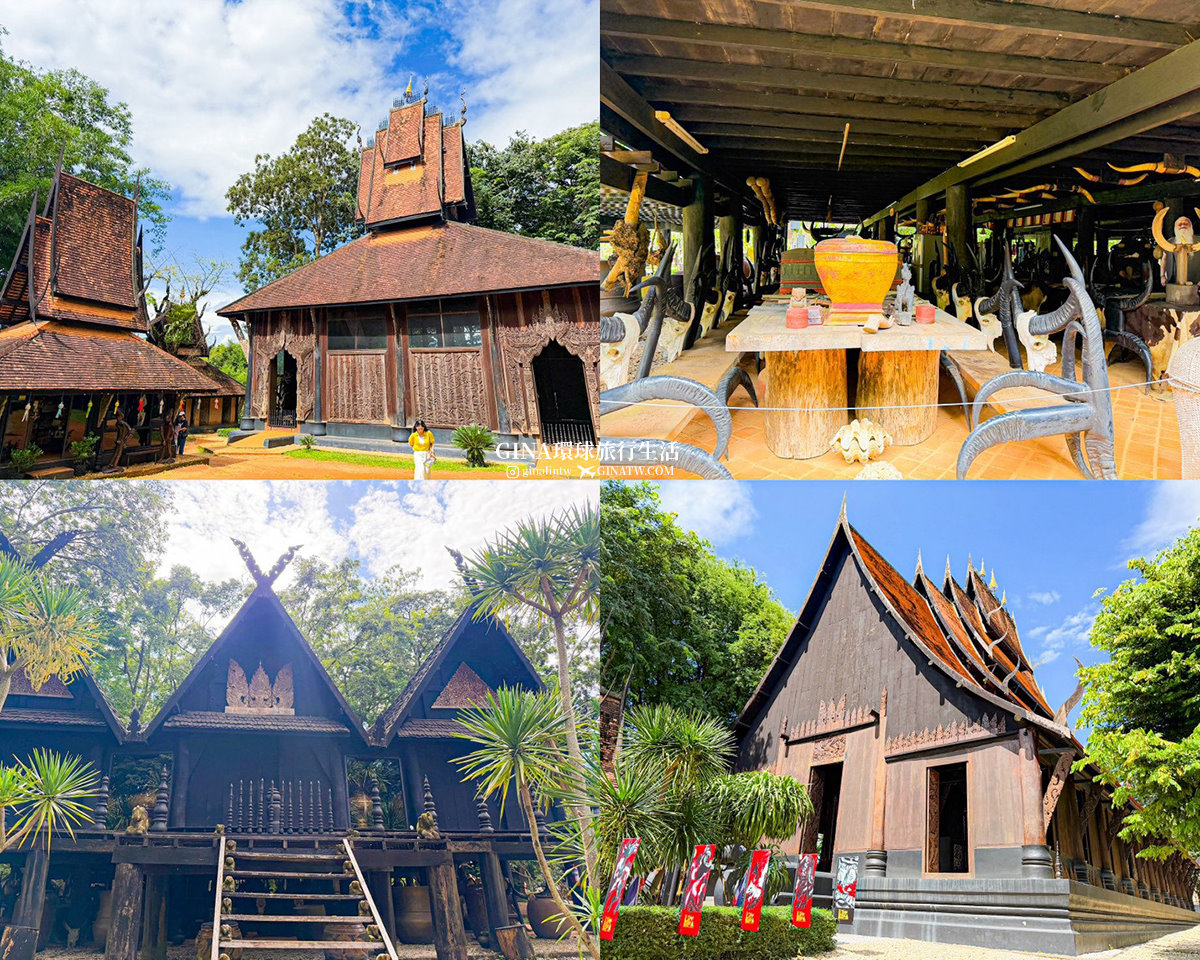 【清萊一日遊2026】白廟 藍廟 黑廟博物館 天然溫泉 長頸族村 清邁出發必去景點！ @GINA環球旅行生活