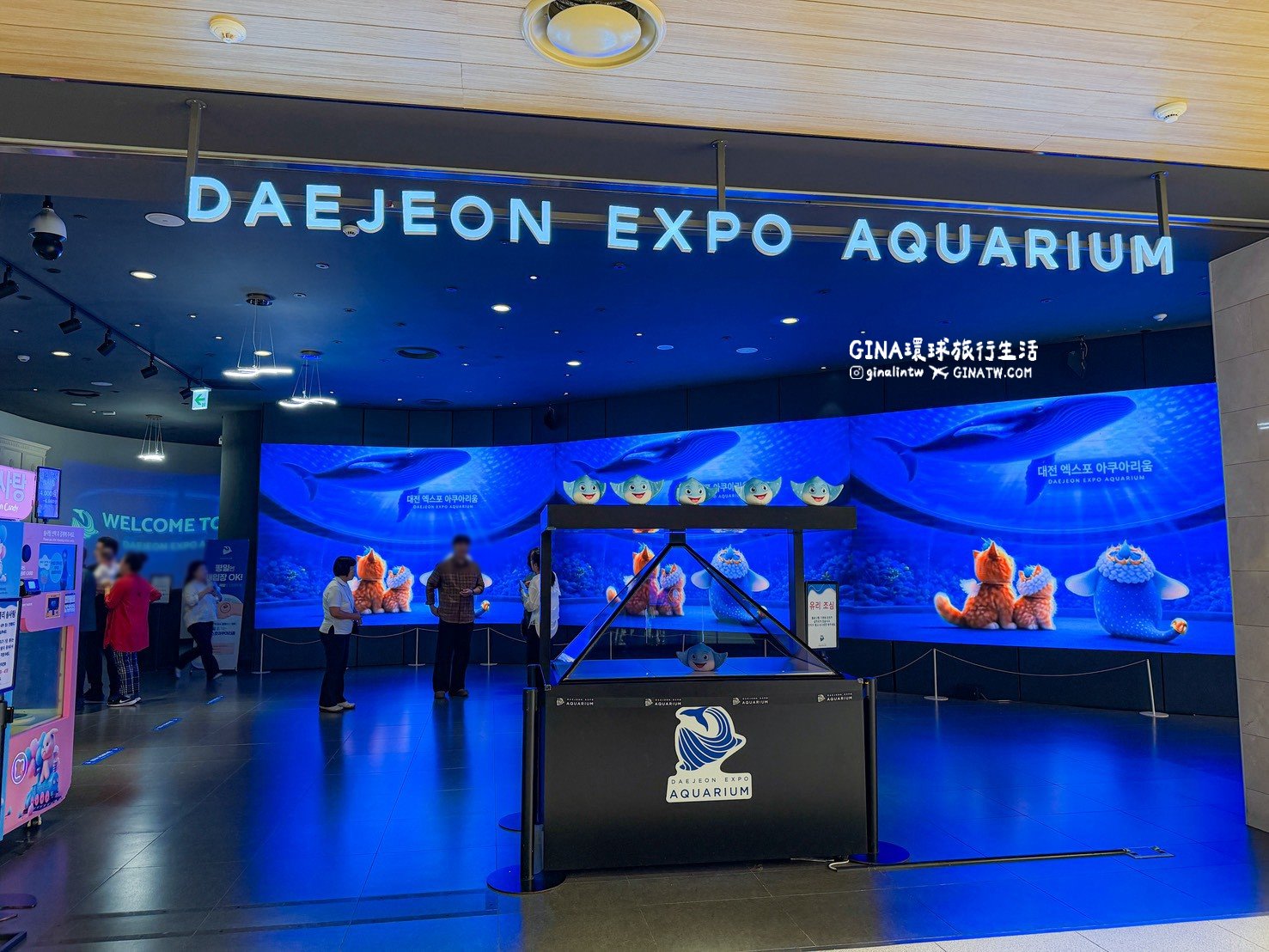 【韓國大田景點2026】大田水族館票價及美人魚表演時刻表、大田購物必去新世界百貨 @GINA環球旅行生活