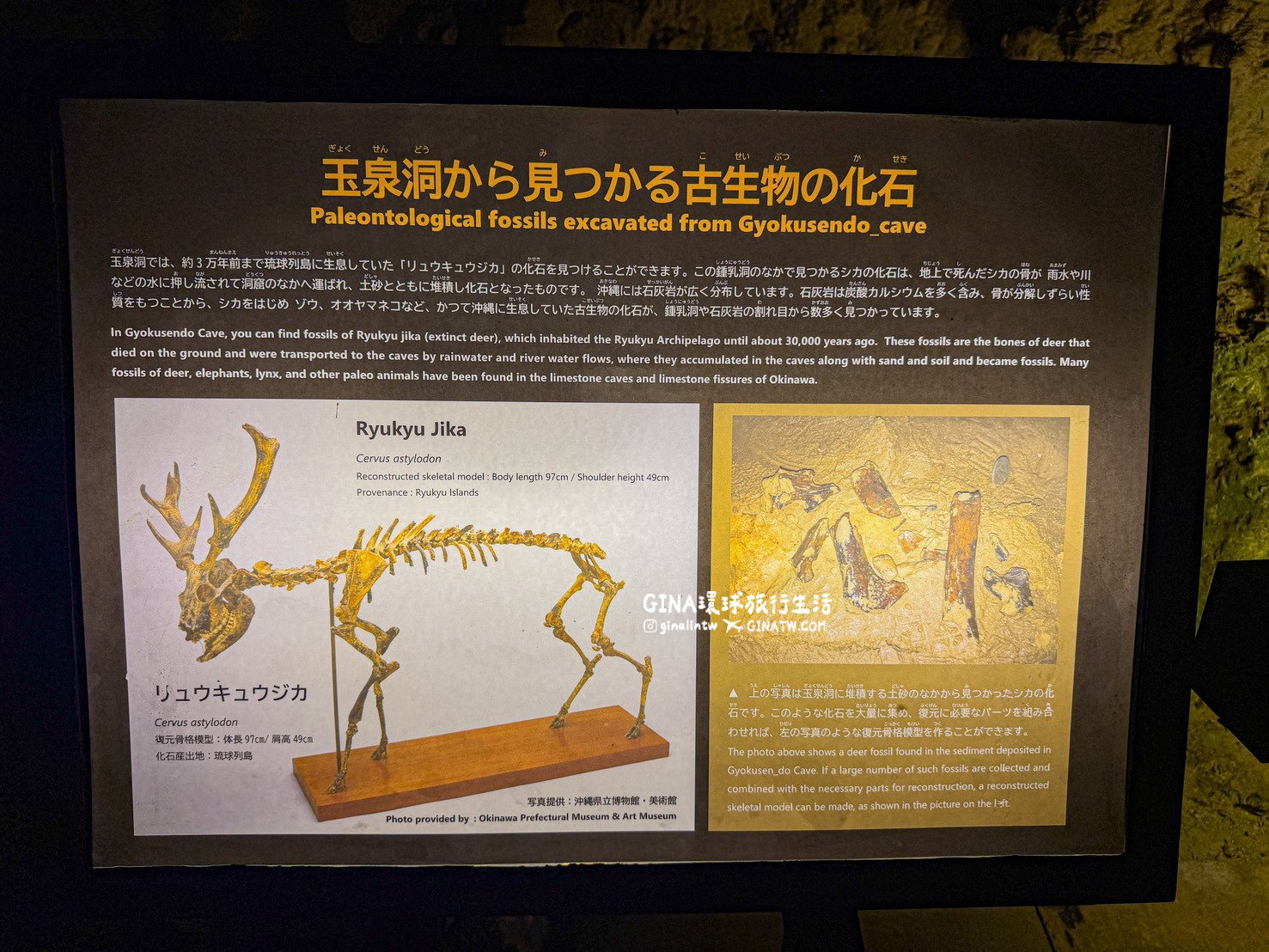 【沖繩必去景點2026】玉泉鐘乳石洞 沖繩世界文化王國｜知念岬海岸 沖繩最南端、新原沙灘、新原海灘玻璃船 @GINA環球旅行生活