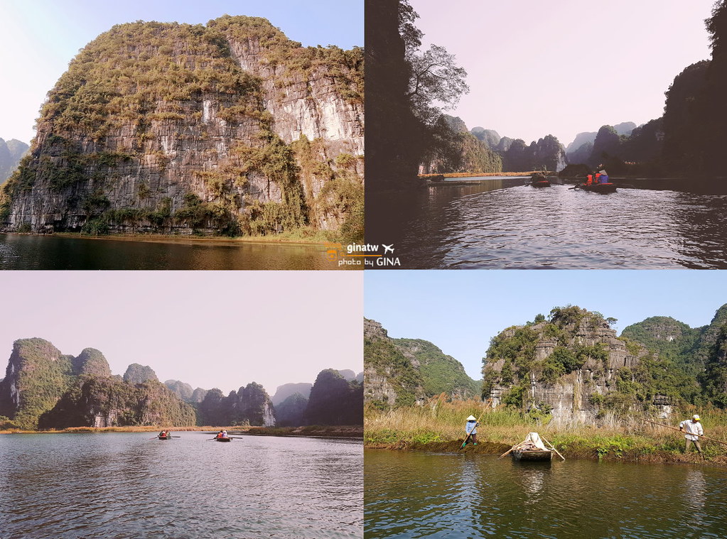 【2023河內北越景點】長安名勝群仙境之旅(下)｜ 寧平（Ninh Binh） 陸龍灣/小下龍灣（長安湖渡船/ Ecotourism Trang An Boat Tour） 越南人外拍勝地 @GINA環球旅行生活