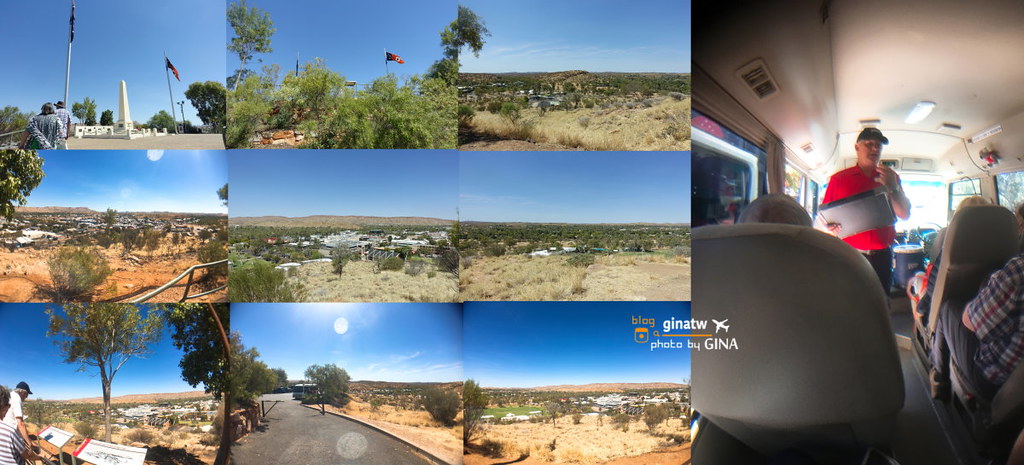 【愛麗斯泉景點】澳洲北領地｜安扎克山（Anzac Hill）看景最好的地方｜附Alice Springs Map地圖 @GINA環球旅行生活