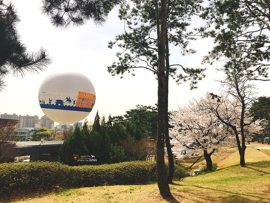 【韓國賞櫻】京畿道景點｜水原華城新玩法 來搭熱氣球囉！Flying Suwon（플라잉수원） @GINA環球旅行生活