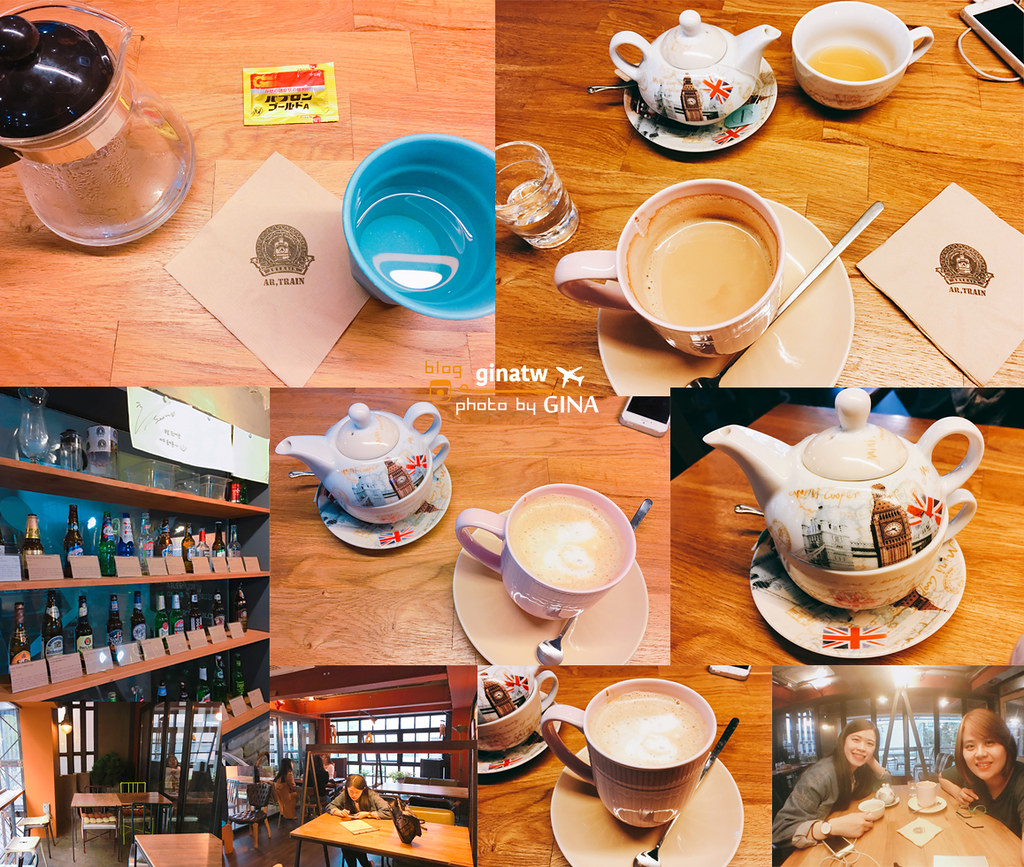 【新沙林蔭大道】AR.TRAIN Cafe 特色咖啡廳｜韓國人才會來的小巷弄店家 +街拍、LINE FRIENDS CAFE&#038;STORE（附上下載首爾免費地圖資訊） @GINA環球旅行生活
