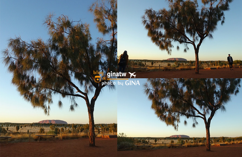 【Uluru烏魯魯景點】2024日出原野燈光展之旅－艾爾斯岩｜我在世界中心，好美好冷！ @GINA環球旅行生活