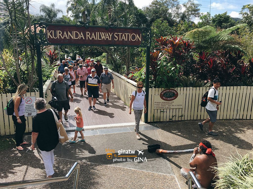 【凱恩斯景點】澳洲庫蘭達熱帶雨林｜2022庫蘭達小鎮、Skyrail纜車｜百年古老火車回凱恩斯車站 @GINA環球旅行生活