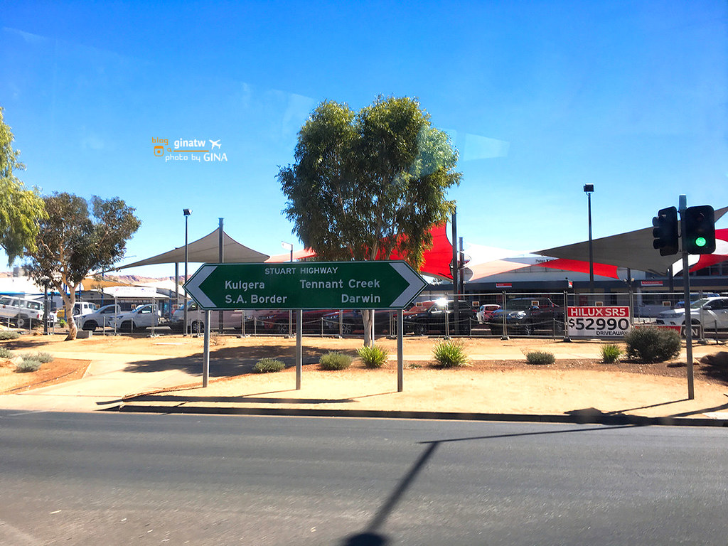 【愛麗斯泉景點】澳洲北領地｜安扎克山（Anzac Hill）看景最好的地方｜附Alice Springs Map地圖 @GINA環球旅行生活