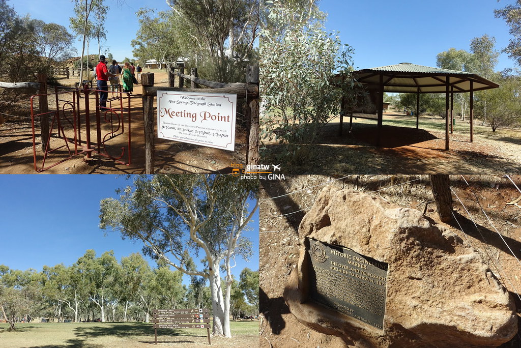 【愛麗斯泉景點】澳洲北領地｜電報站歷史保護區（Alice Springs Telegraph Station Historical Reserve） @GINA環球旅行生活