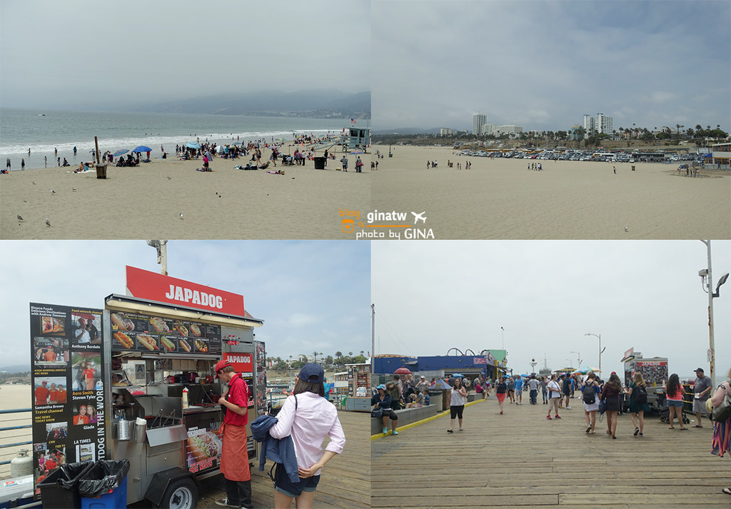 【2021洛杉磯自由行】LA景點－聖塔莫尼卡｜加州陽光沙灘、碼頭 / 太平洋公園 （ Santa Monica Pier / Pacific Park） @GINA環球旅行生活