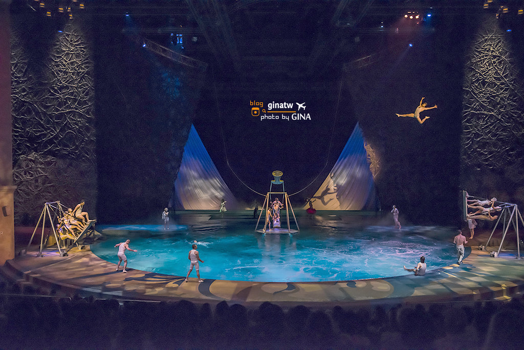 【2023拉斯維加斯表演秀】太陽馬戲團 O秀Show by Cirque du Soleil｜百樂宮飯店 Bellagio Hotel and Casino @GINA環球旅行生活