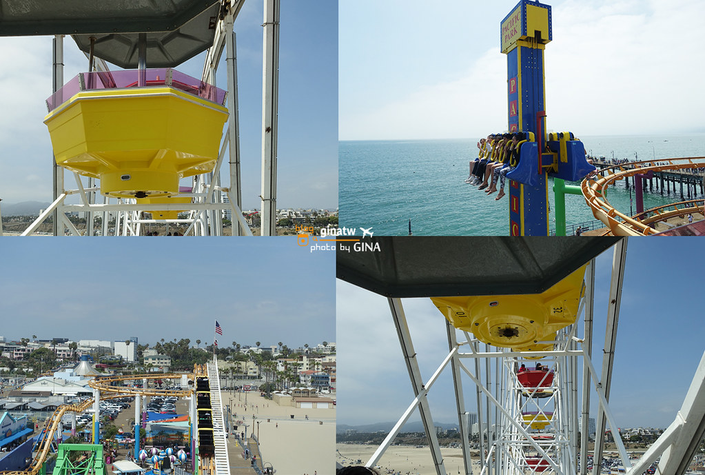 【2021洛杉磯自由行】LA景點－聖塔莫尼卡｜加州陽光沙灘、碼頭 / 太平洋公園 （ Santa Monica Pier / Pacific Park） @GINA環球旅行生活