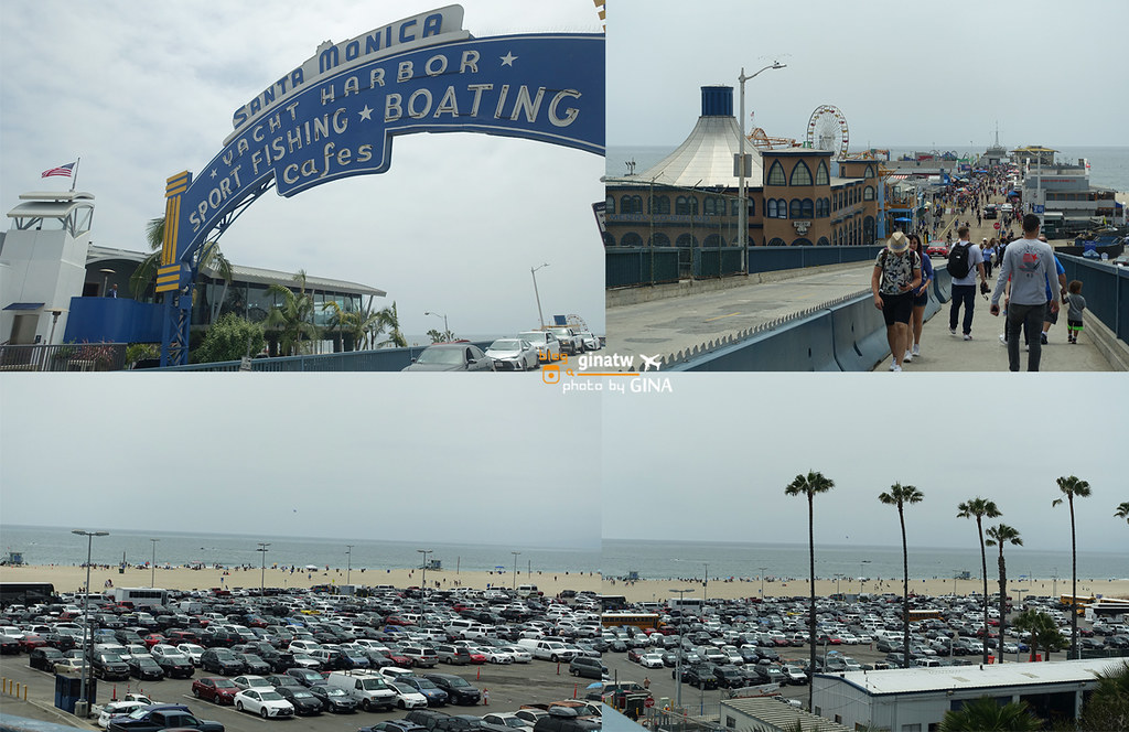 【2023洛杉磯必去景點】聖塔莫尼卡Santa Monica｜太平洋公園  Santa Monica Pier / Pacific Park｜加州陽光沙灘、碼頭 @GINA環球旅行生活