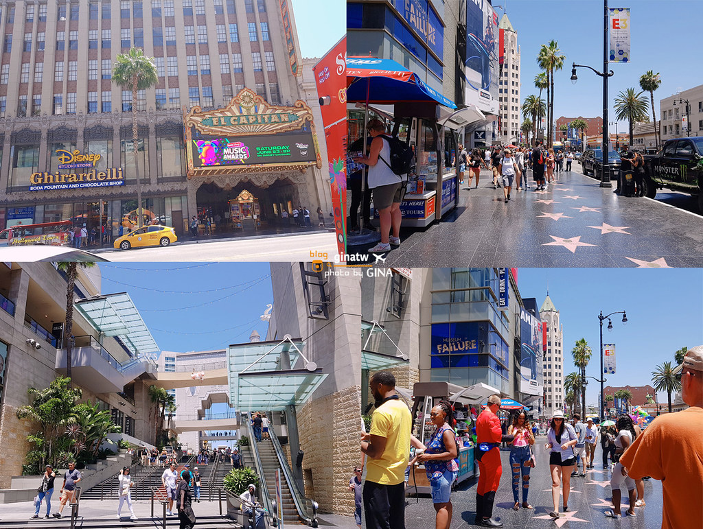 【2022洛杉磯景點】LA好萊塢星光大道（Hollywood Walk of Fame） 美國自助｜觀光雙層巴士介紹 @GINA環球旅行生活