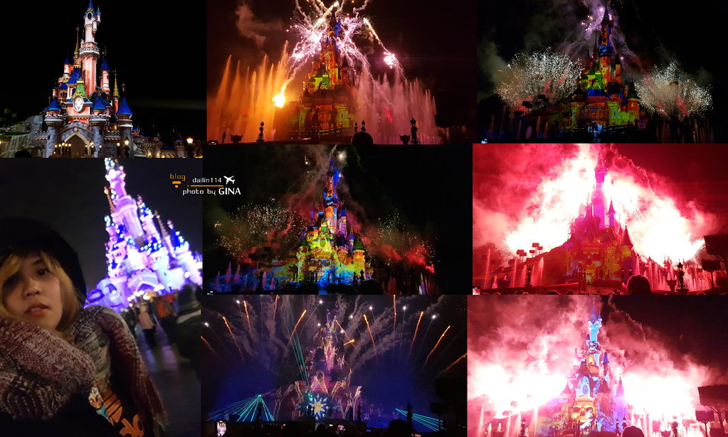 【2023巴黎迪士尼樂園攻略】法國超精煙火燈光秀（Disneyland Paris） @GINA環球旅行生活