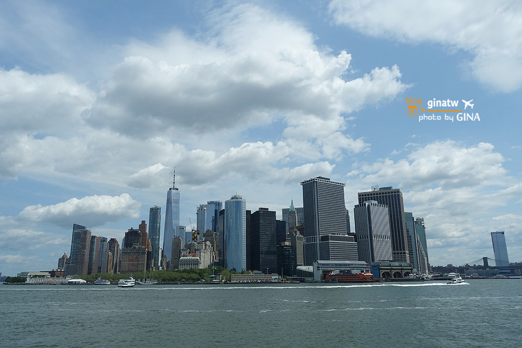 【2022美東自由行】紐約遊船之旅｜遠眺自由女神像｜布魯克林、曼哈頓大橋景致盡收眼底（隨上隨下觀光船） @GINA環球旅行生活